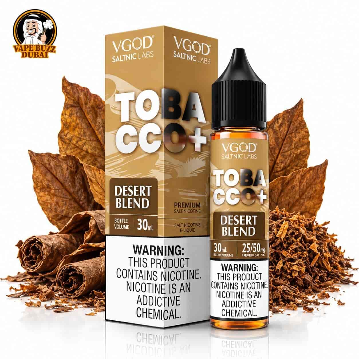 VGOD Tobacco Plus Desert Blend Salt Nic - 30ml