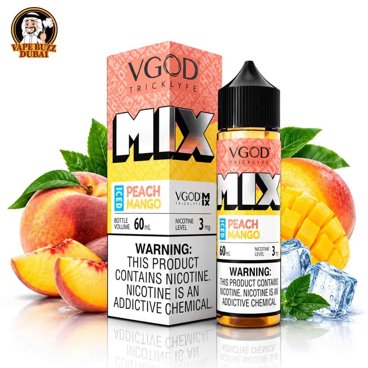 VGOD Iced Peach Mango - 60ml