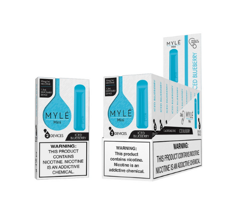 Mini Iced Blueberry MYLÉ Disposable Vape Pods in UAE.