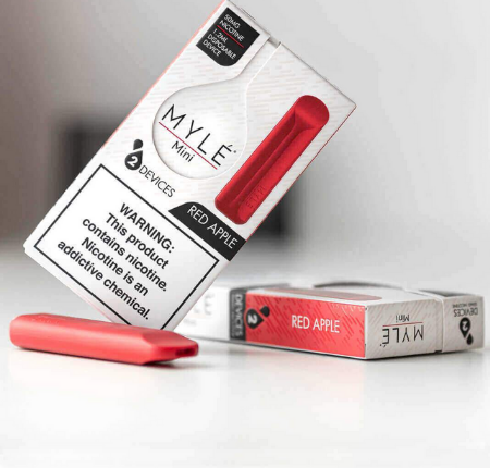 Mini Red Apple MYLE Disposable Vape Pods in UAE.