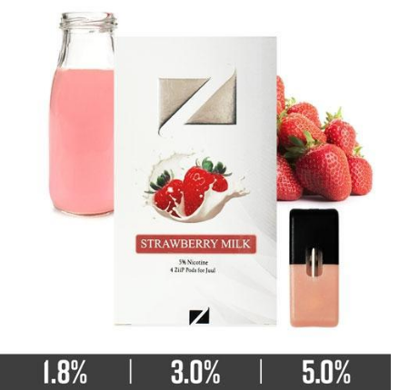 Strawberry Milk Ziip Pods for Juul Devices