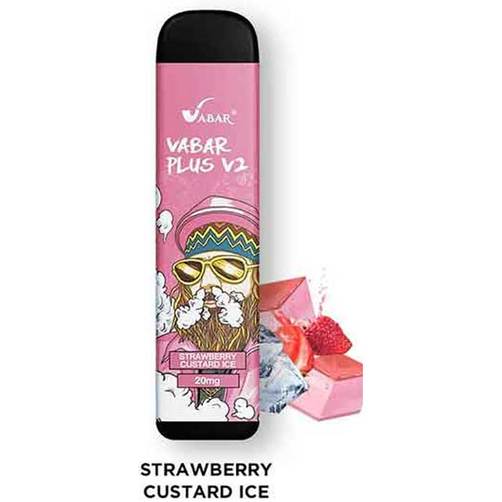 Strawberry-Custard-Ice-Vabar-Plus-V2-Disposable-Vape-In-UAE