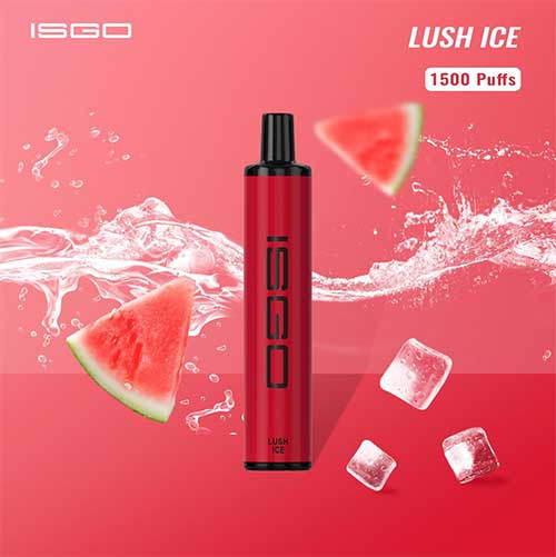 Isgo Paris Disposable Vape 1500 Puffs Lush Ice in Dubai