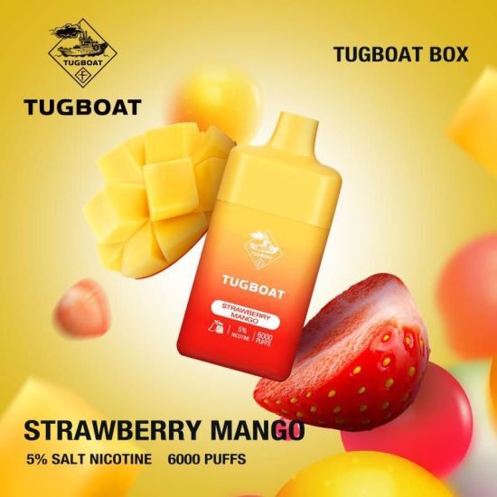Tugboat Box 6000 Puffs Disposable Vape Strawberry Mango UAE