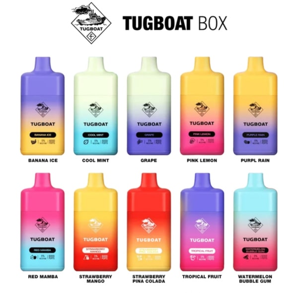 Tugboat Box 6000 Puffs Disposable Vape in UAE