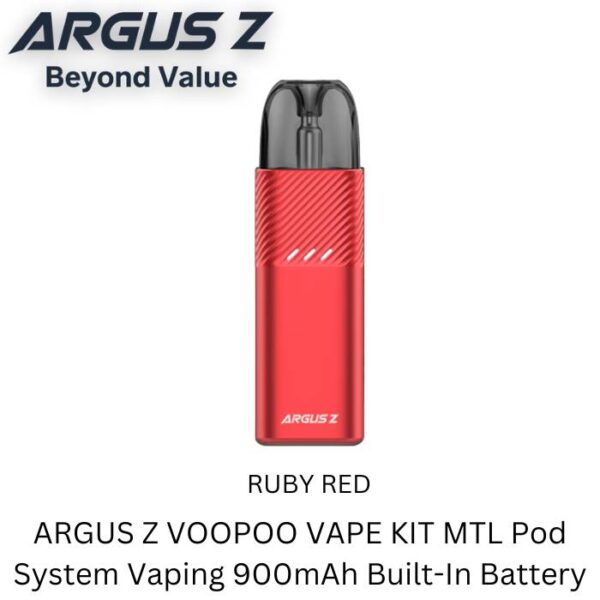 Voopoo Argus Z 17W Pod System Kit Ruby Red in Dubai