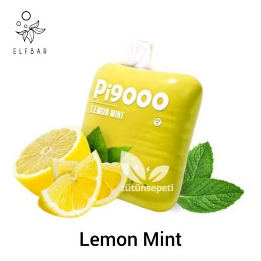 Elfbar Pi9000 Disposable Vape 9000 Puffs Lemon Mint in Dubai
