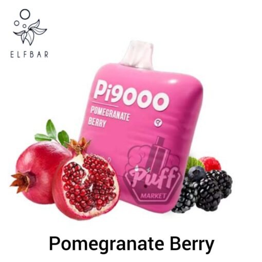 Elfbar Pi9000 Disposable Vape 9000 Puffs Pomegranate Berry Dubai